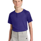 Sport-Tek ®  Youth PosiCharge ®  Competitor ™  2-Button Henley YST359