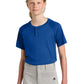 Sport-Tek ®  Youth PosiCharge ®  Competitor ™  2-Button Henley YST359