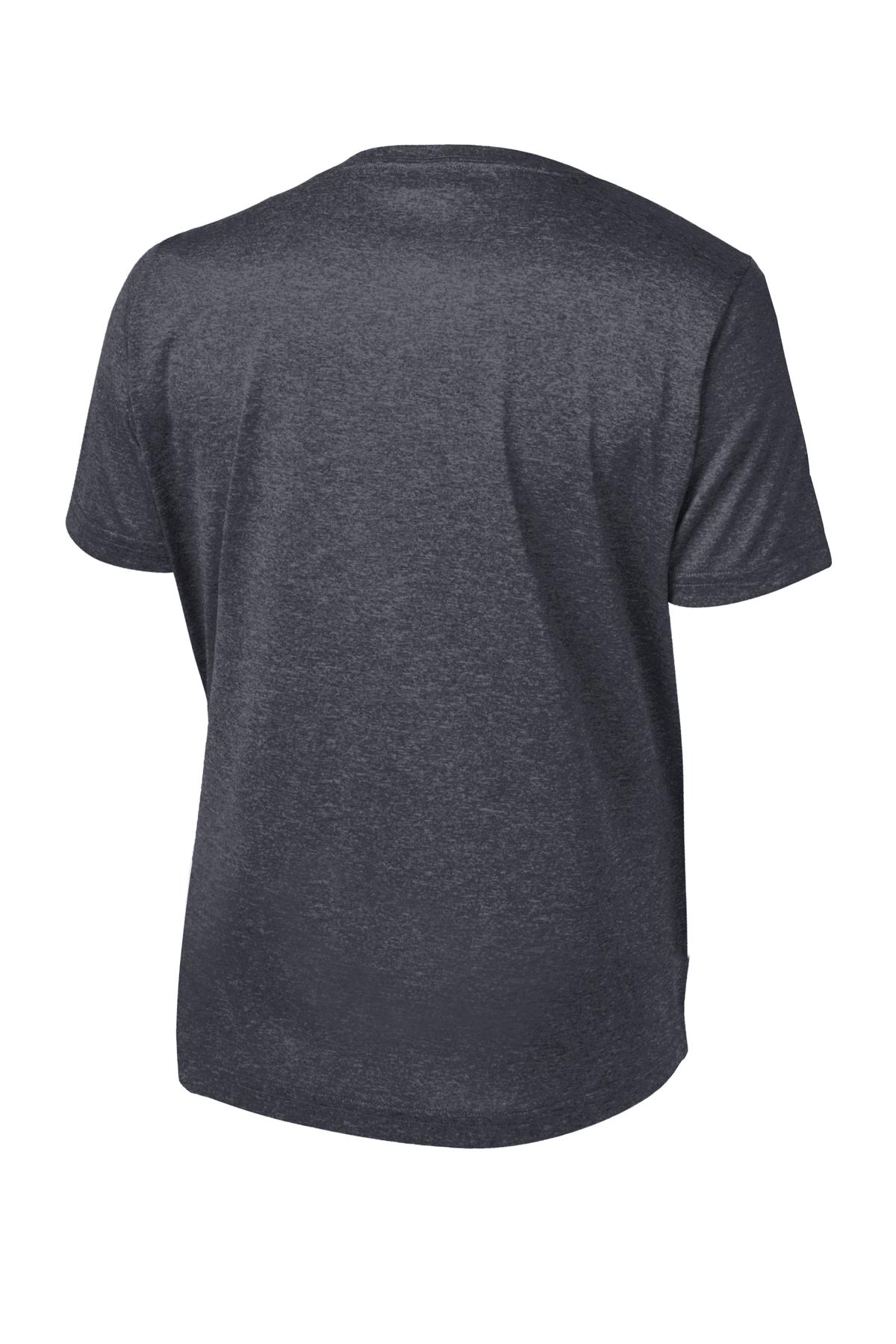 Sport-Tek Youth Heather Contender Tee YST360 - Graphite Heather - Back (flat)
