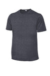 Sport-Tek Youth Heather Contender Tee YST360 - Graphite Heather - Front (flat)