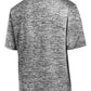 Sport-Tek Youth PosiCharge Electric Heather Tee YST390 - Black Electric - Back (flat)