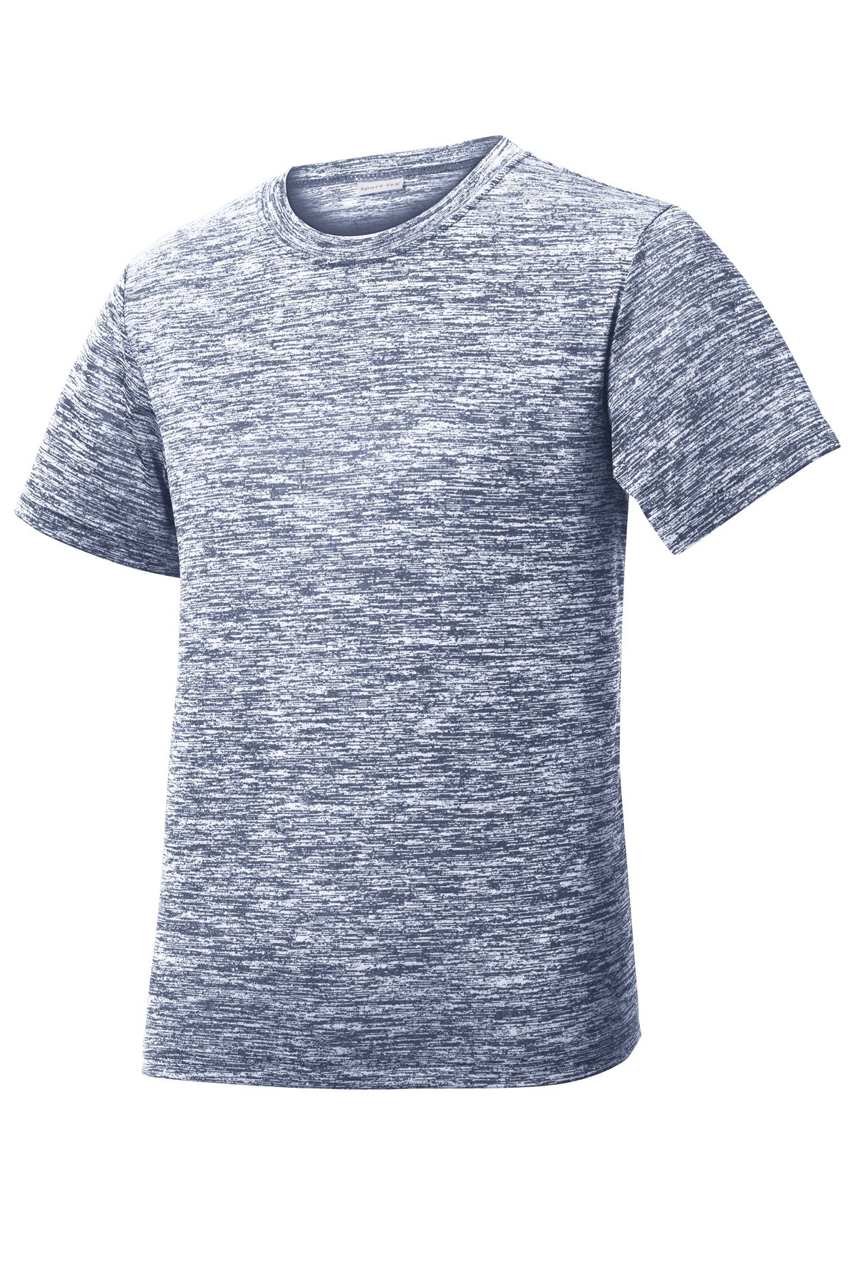 Sport-Tek Youth PosiCharge Electric Heather Tee YST390 - True Navy Electric - Front (flat)