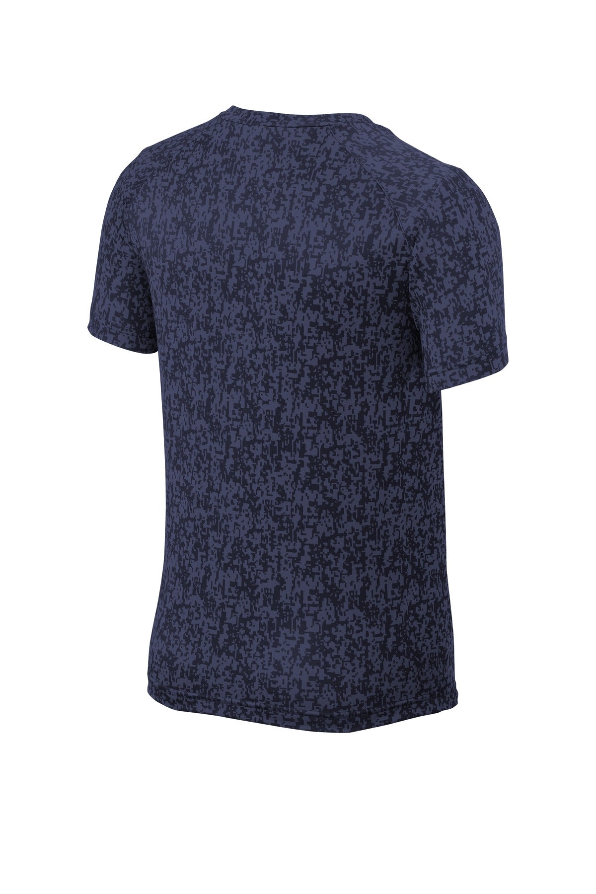 Sport-Tek Youth Digi Camo Tee YST460 - True Navy - Back (flat)