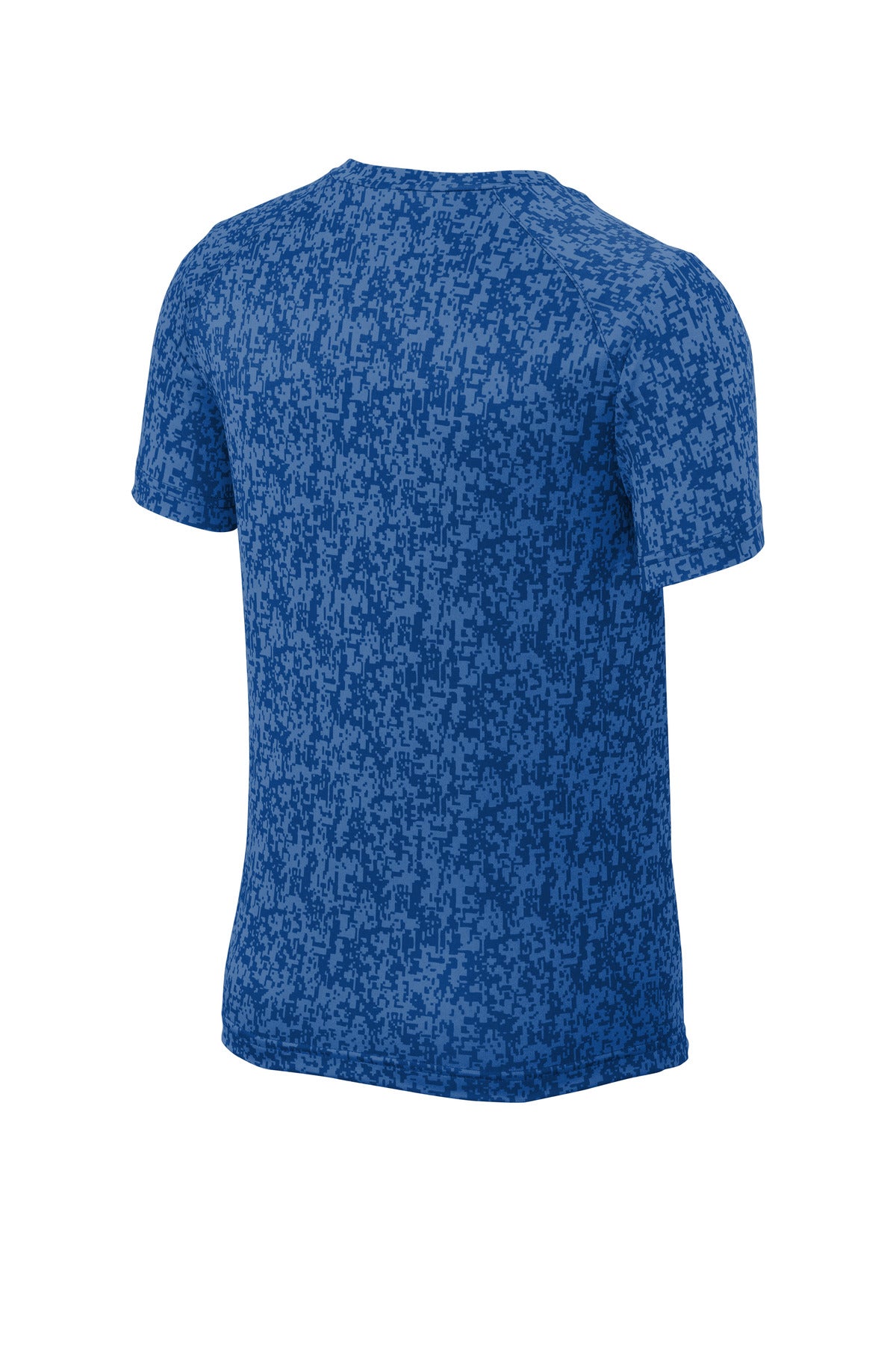 Sport-Tek Youth Digi Camo Tee YST460 - True Royal - Back (flat)