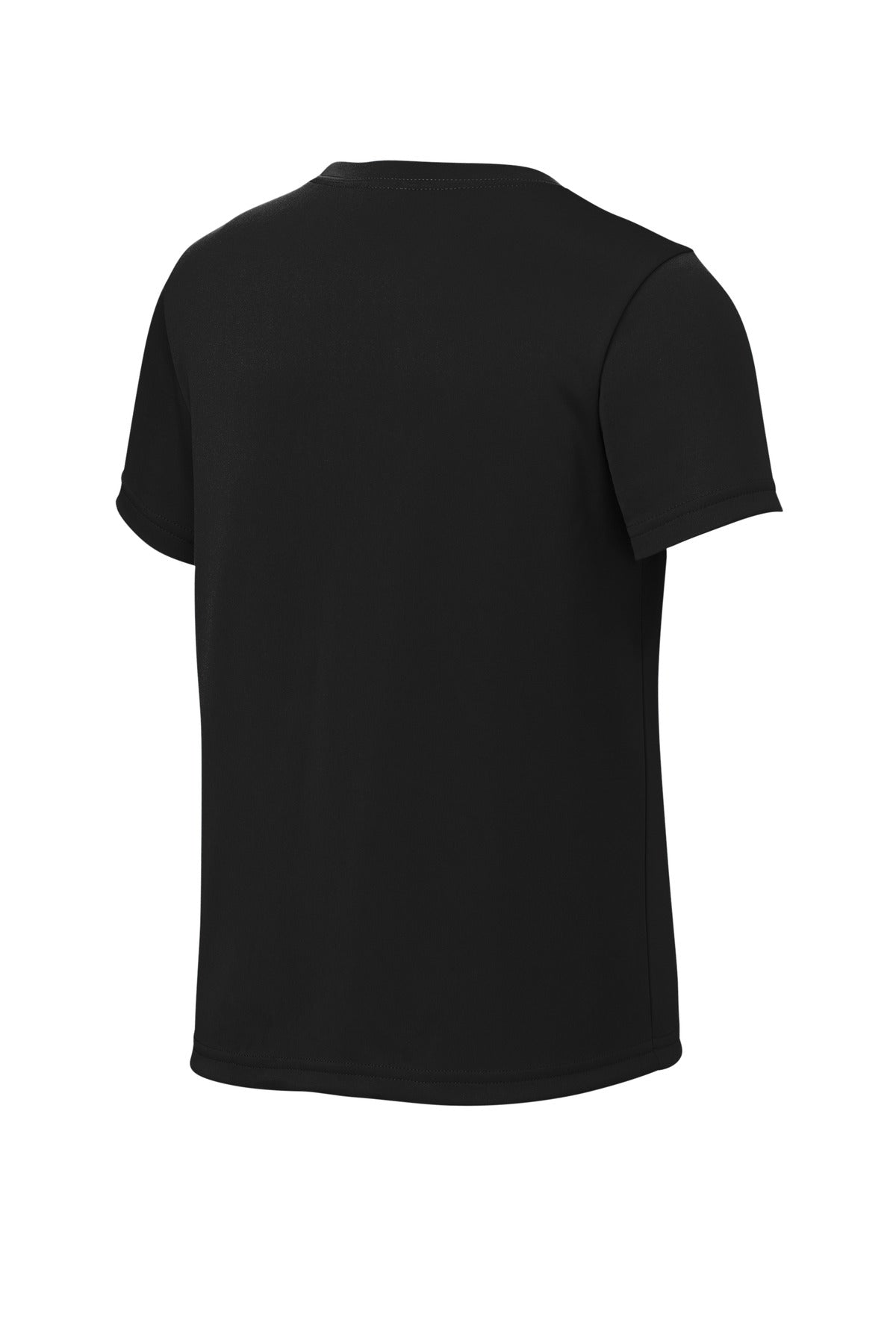Sport-Tek Youth PosiCharge Re-Compete Tee YST720 - Black - Back (flat)