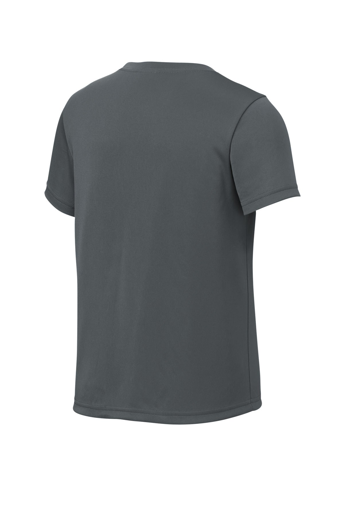 Sport-Tek Youth PosiCharge Re-Compete Tee YST720 - Iron Grey - Back (flat)