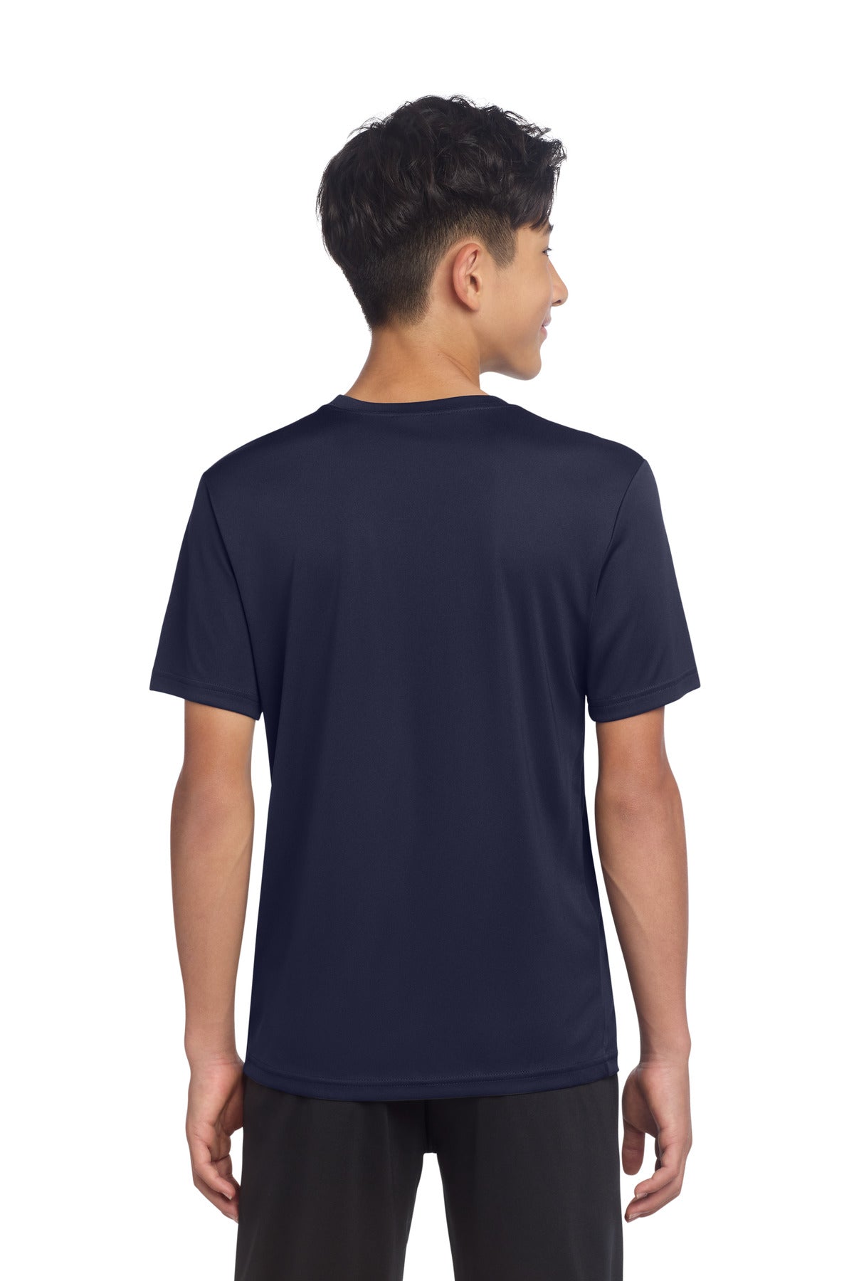 Sport-Tek Youth PosiCharge Re-Compete Tee YST720 - True Navy - Back