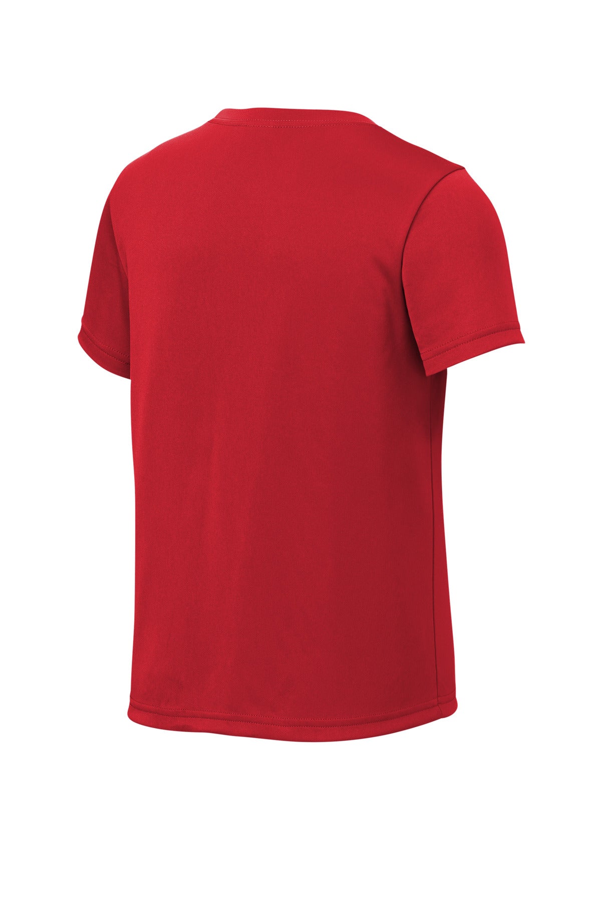 Sport-Tek Youth PosiCharge Re-Compete Tee YST720 - True Red - Back (flat)