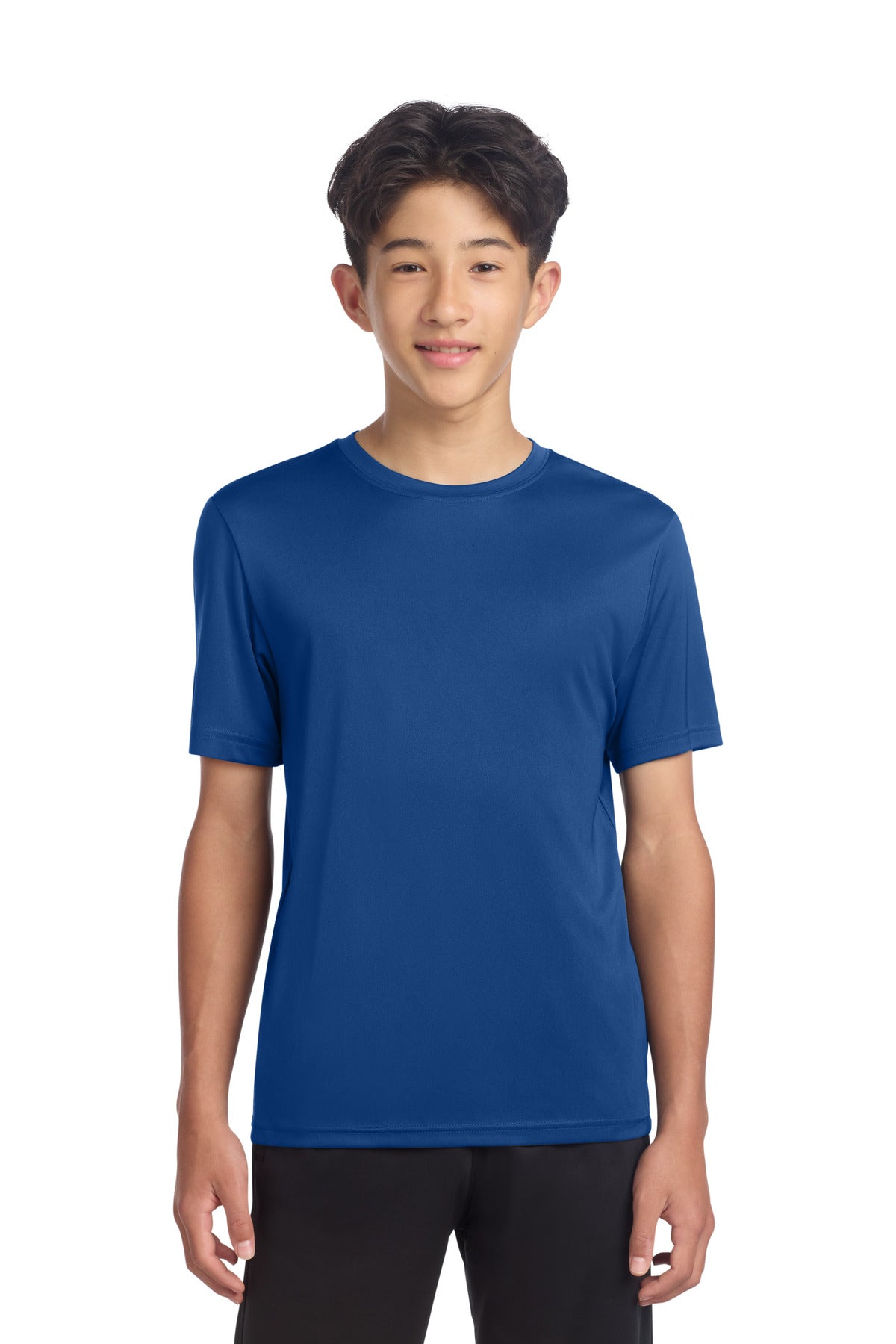 Sport-Tek Youth PosiCharge Re-Compete Tee YST720 - True Royal - Front