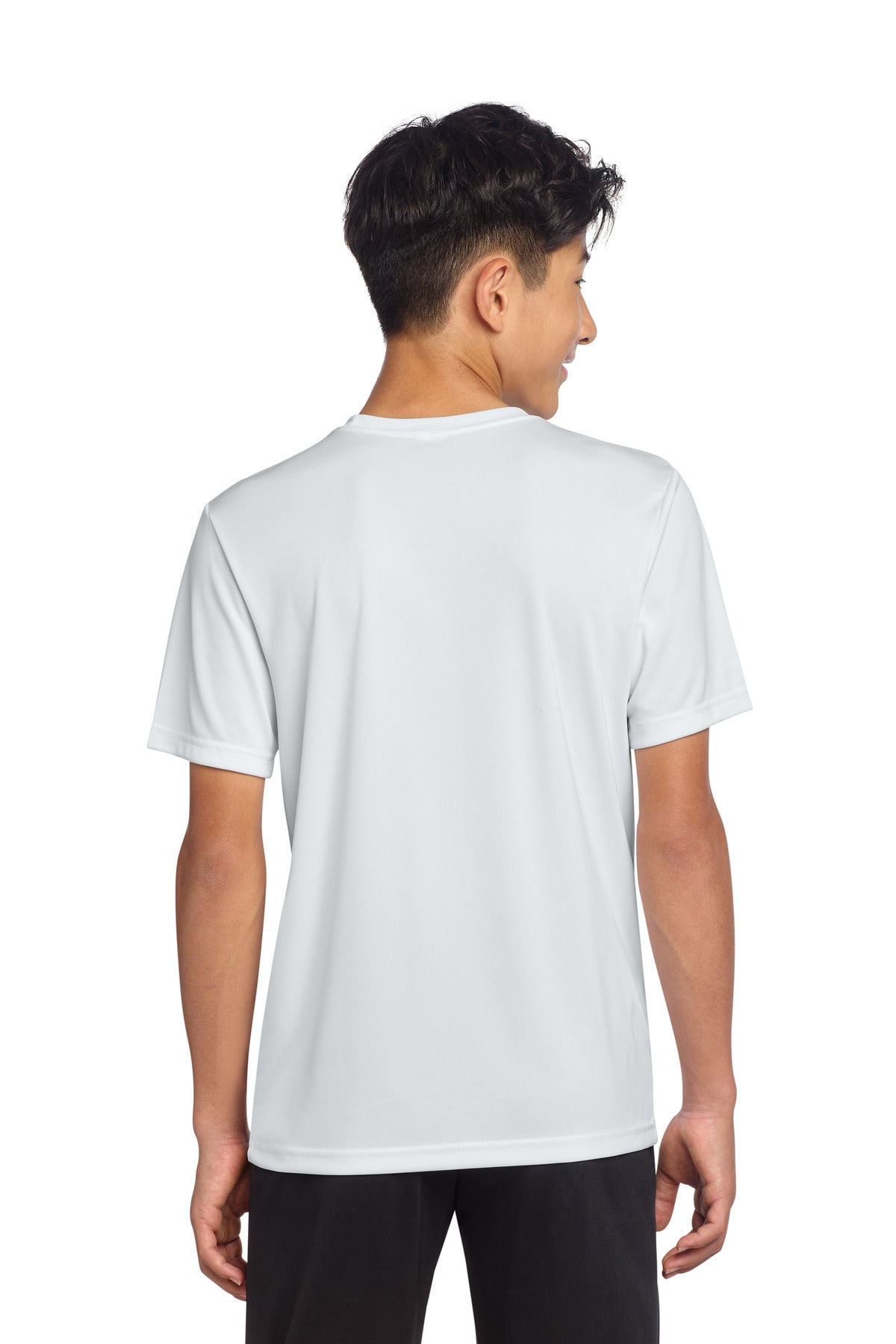 Sport-Tek Youth PosiCharge Re-Compete Tee YST720 - White - Back