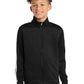 Sport-Tek  ®  Youth Tricot Sleeve Stripe Track Jacket. YST94