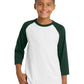 Sport-Tek ®  Youth Colorblock Raglan Jersey.  YT200