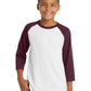 Sport-Tek ®  Youth Colorblock Raglan Jersey.  YT200