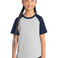 Sport-Tek ®  Youth Short Sleeve Colorblock Raglan Jersey. YT201