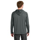 A4 N3409 Cooling Performance Hooded Tee, Graphite, model back