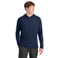 A4 N3409 Cooling Performance Hooded Tee, Navy, model front