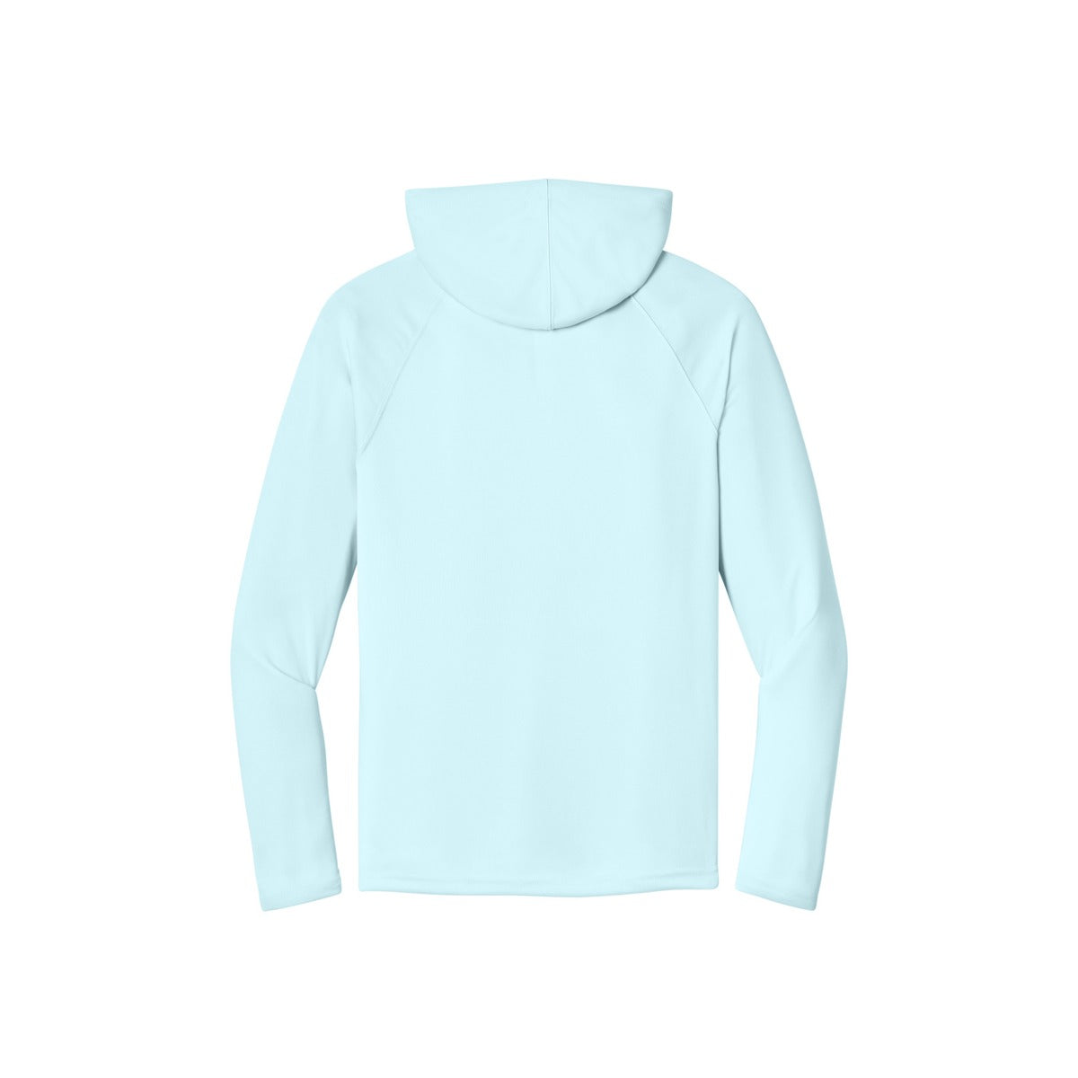 A4 N3409 Cooling Performance Hooded Tee, Pastel Blue, flat back