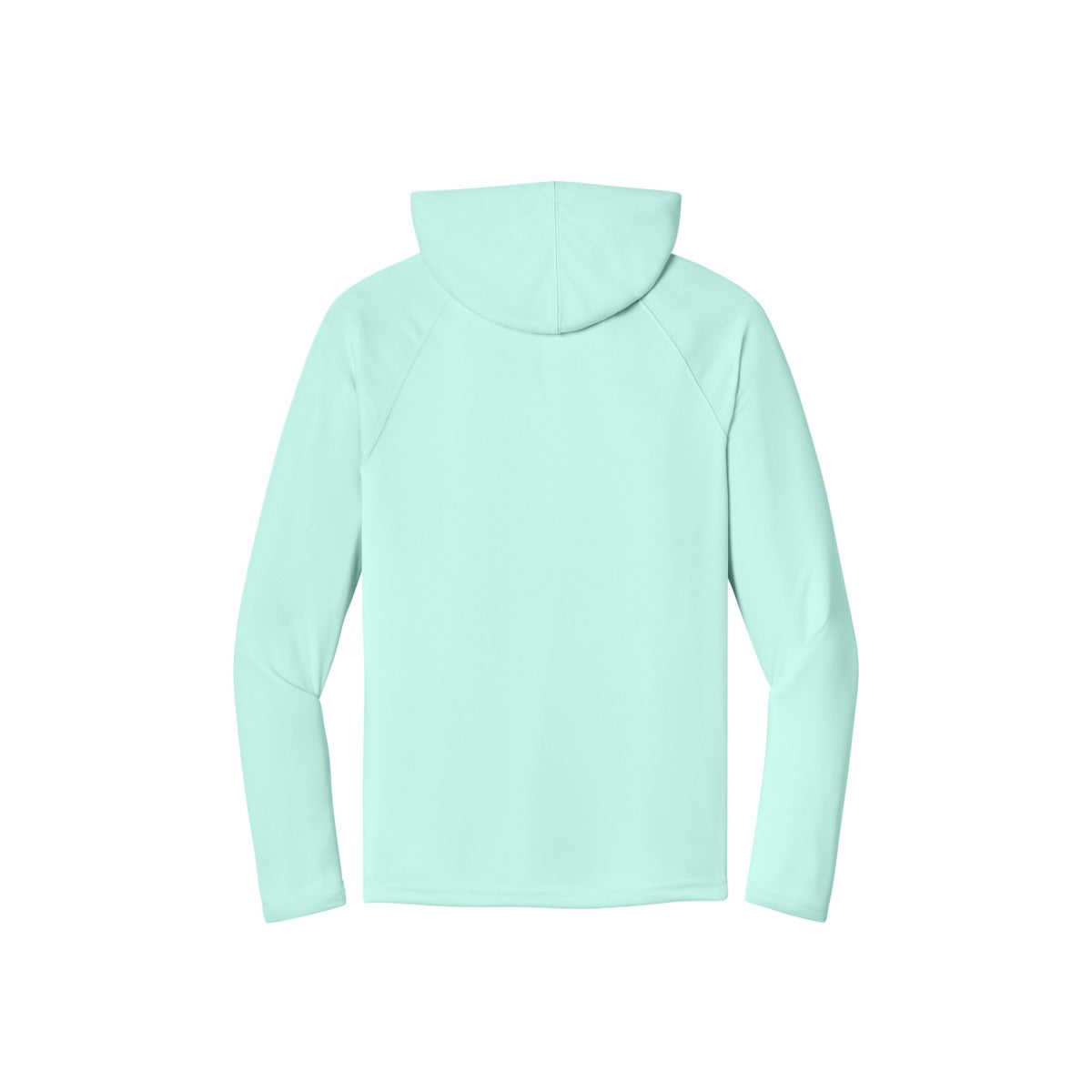A4 N3409 Cooling Performance Hooded Tee, Pastel Mint, flat back