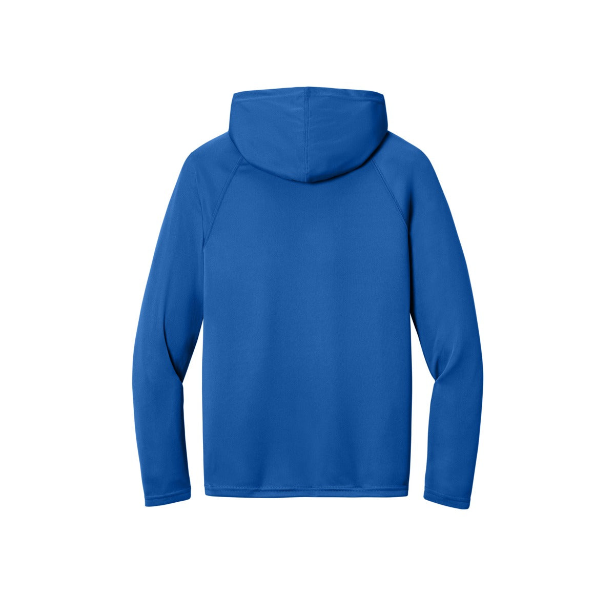 A4 N3409 Cooling Performance Hooded Tee, Royal, flat back