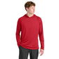 A4 N3409 Cooling Performance Hooded Tee, Scarlet, model front