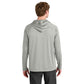 A4 N3409 Cooling Performance Hooded Tee, Silver, model back
