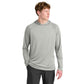 A4 N3409 Cooling Performance Hooded Tee, Silver, model front