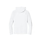 A4 N3409 Cooling Performance Hooded Tee, White, flat back