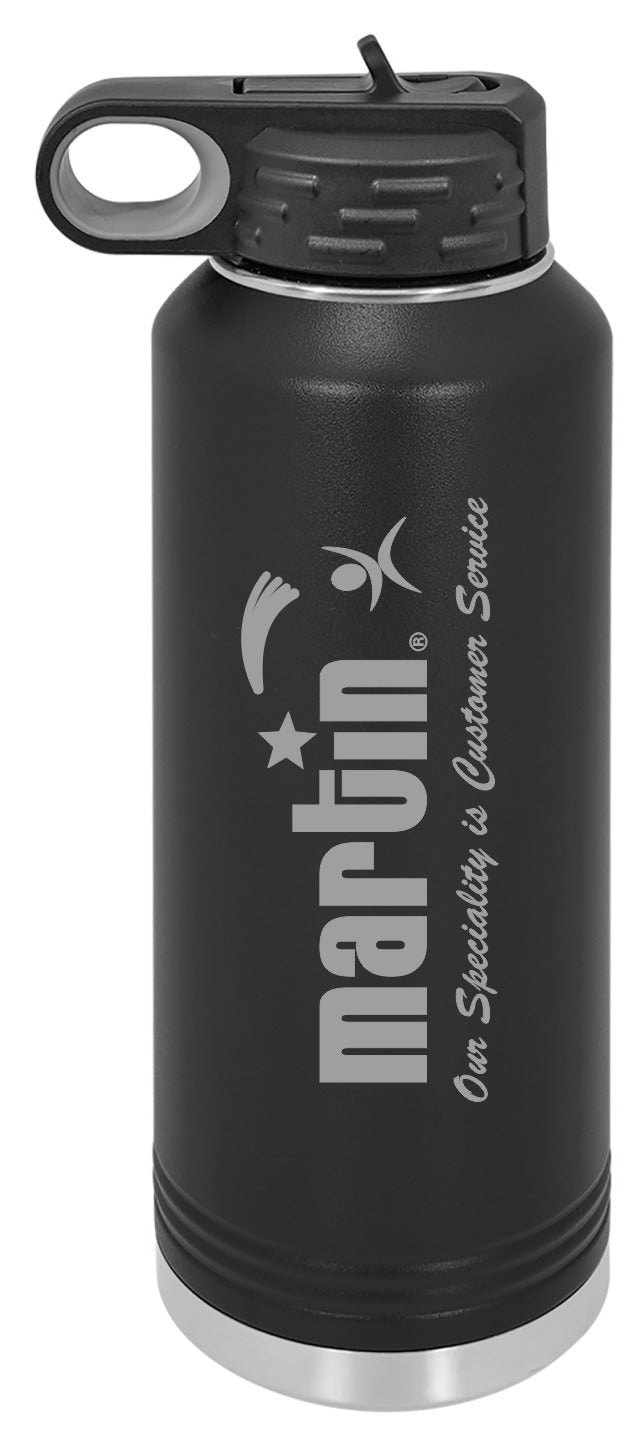 Polar Camel Water Bottle 40 ounces - Black