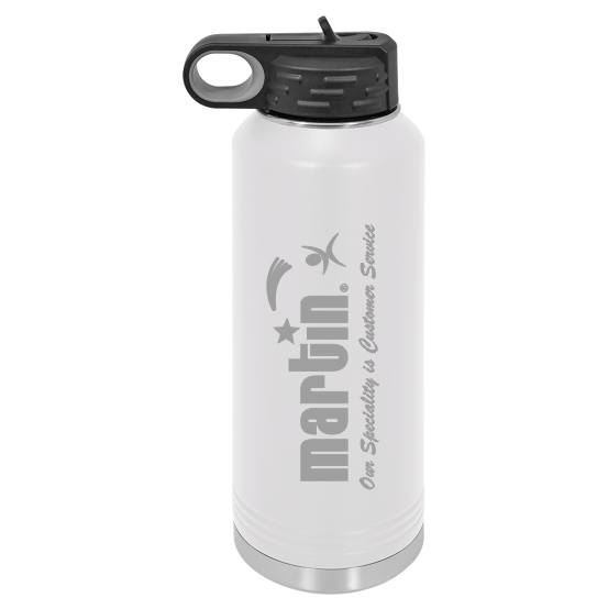 Polar Camel Water Bottle 40 ounces - White