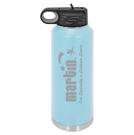 Polar Camel Water Bottle 40 ounces - Light Blue