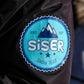 Siser dye sublimation blocker HTV printed patch on a polyester jacket